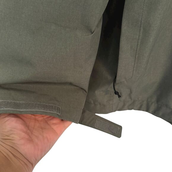 The North Face Sangro Men's Sz XL Hooded Lightweight Waterproof Jacket Fig Green - Picture 12 of 14